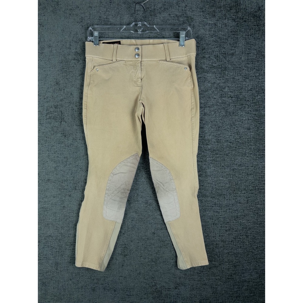 Ariat Breeches Womens 28R Beige Tan Riding Grip Heritage Equestrian